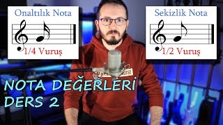 Nota Değerleri  Ders 2  Sekizlik ve Onaltılık Değerler [upl. by Esojnauj]