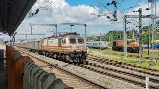 KochuveliPorbandar Express Departing from Kollam Junction [upl. by Oniluap]