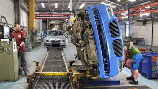 Inside Massive German Recycling Factory Striping Down Thousand of Expensive BMWs [upl. by Aicilaana]