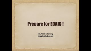 EDAIC preparation [upl. by Hatti]