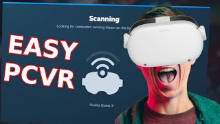 The EASY New Way To Play PCVR Games On An Oculus Quest  Steam Link [upl. by Ahsiuqel612]