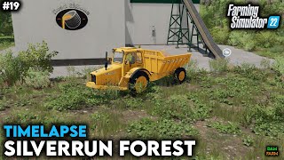 Purchase of foundry furnance amp transport of iron ore  FS22 Timelapse Silverrun Forest  19 [upl. by Marozas]