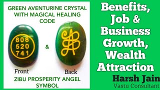 Zibu Symbol Crystal Benefits Business and Job Related Opportunity Wealth Attraction [upl. by Getter]