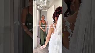 Watch until the end 🥹🤍 bride 2025bride bride2026 bridetobride bridesmaidsfirstlook bride2027 [upl. by Clerc]