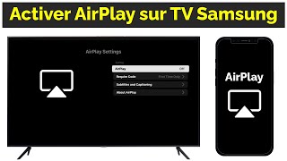 Comment activer AirPlay sur TV Samsung [upl. by Aniluap]