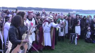 2014 Stonehenge Summer Solstice  Druid Ceremony [upl. by Aisercal]