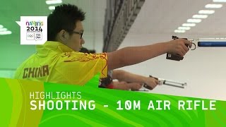 Mixed International 10m Air Pistol  Highlights  Nanjing 2014 Youth Olympic Games [upl. by Beaudoin]