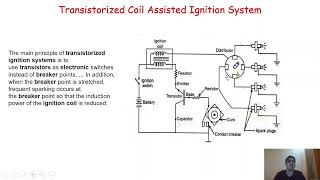 Lect36 Transistorized Ignition System [upl. by Alfonzo]