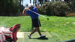 Ryan Winther Slow Motion Driver Swing 167mph Clubhead Speed 237 ball speed [upl. by Yzdnil541]