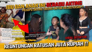 DARI 2019 HINGGA SAAT INI MENIPU ORANG DGN BER PURA2 SAKIT  IBU amp ANAK INI BISA MRAUP RATUSAN JUTA [upl. by Kwok169]