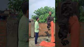 Sand Sculpture Falling Down manjite payari lage tu chori haseen re shorts trending vfx youtube [upl. by Enilegnave]