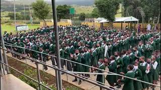 Nyanga High School  quotZonk Izizwe zisondelenequot All Nations Are United [upl. by Ditmore]