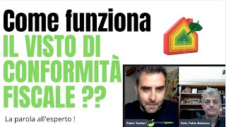 IL VISTO DI CONFORMITA FISCALE  Per i bonus 1106550  Ci risponde il Commercialista [upl. by Heloise]