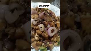 Homemade Tofu sisig food shortsfeed highlights foryou everyone [upl. by Ellehcirt]