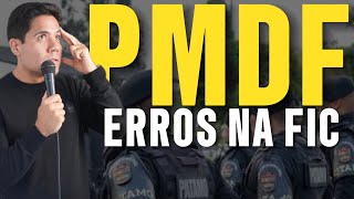 Concurso PMDF piores erros e dúvidas da sindicância de vida pregressa FIC banca AOCP Soldado [upl. by Franciscka]