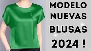 BLUSAS de MODA BONITAS 2024quot ESTILOS IDEAS de BLUSAS para MUJER [upl. by Marjana]