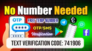 101 Working How to Get Unlimited OTP Verification Codes  Virtual Numbers  OTPSMS Bypass  Free [upl. by Arod]