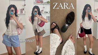 ZARA HAUL 자라 세일 전 장바구니 담아놓기💗 여름 신상 티셔츠부터 가방 샌들까지 예쁜 거 만땅˚✧₊⁎ 같이 코디한 자라 아닌 제품까지 [upl. by Marla]