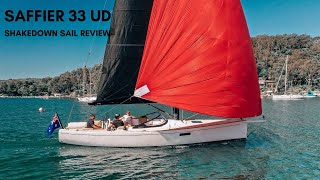 SAFFIER 33 UD  First Sail Review  Eyachts [upl. by Felicity897]