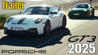 New 2025 Porsche 911 GT3 and Touring Package Trailer [upl. by Enileve]