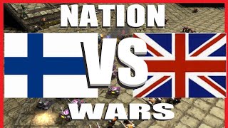 Finland Vs UK Nation Wars  Beyond All Reason [upl. by O'Dell377]