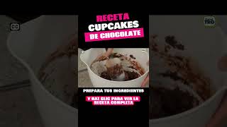 Receta CUPCAKES DE CHOCOLATE [upl. by Nealon]