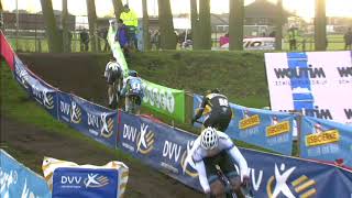 Azencross Loenhout Mathieu van der Poel imponeert DVV Verzekeringen Trofee race highlights [upl. by Marr815]