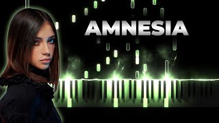 Roxen  Amnesia  Piano Karaoke Cover  Eurovision 2021 Romania [upl. by Palmer]