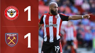 Mbeumo strikes early again 🤯  Brentford 11 West Ham United  Premier League Highlights [upl. by Merrow149]