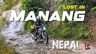 Himalayan 450  Lost in Manang  Kathmandu to Manag  Nepal Expedition 2024  EP 7  RudraShoots [upl. by Nylyoj]