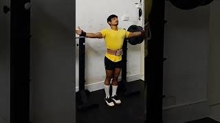 17th day training strongmanfitnesstamil motivation legworkout powerliftingstrenghttraining [upl. by Hamann]