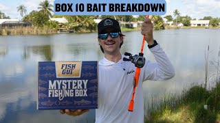 BOX 10 Fish Guy Mystery Box Baits Breakdown  How to Fish Them [upl. by Adianez847]