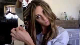 Beachy Wave Hair Tutorial With a Curling Wand [upl. by Mcgurn931]