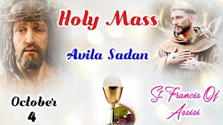 Daily Holy Mass and Eucharistic Blessing 04102024 St Francis of Assisi Fr Raphson Peter OCD [upl. by Adnical]