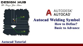 Define Weld symbol in Autocad Drawing [upl. by Faustine580]