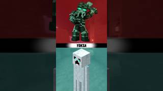 Minecraft Prismarine Soldier mı yoksa Icy Ender Creeper mı minecraft minecraftshorts shorts [upl. by Nnylyahs]