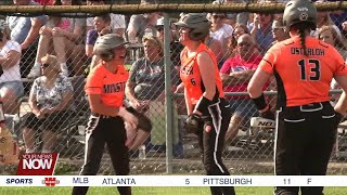 Div IV Softball Minster Fights Off Regional Finals Rally to Clinch First State Berth Since 2014 [upl. by Akinet53]