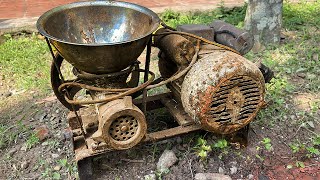 Restore a NonFunctional Meat Grinder How to Fix a Broken Motor  Restoring a Vintage Kitchen Tool [upl. by Lah753]