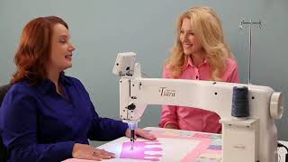 Tiara the 16quot SitDown Longarm Quilting Machine [upl. by Carla]