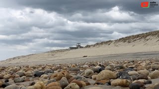 MONTALIVET  🏊‍♂️ 🏊‍♀️ ⛄ FKKStrand im Winter  Montalivet Fersehen ESTV 🇩🇪 [upl. by Sessylu]