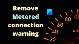 How to remove Metered connection warning in Outlook [upl. by Elson]