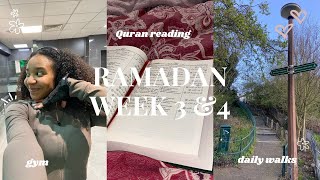 RAMADAN VLOG 2 🕌📿🫶🏽  week 3 amp 4 work Jumu’ah being ill taraweeh nights and hosting iftar 🤍 [upl. by Corabel258]