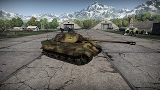 War Thunder Tiger II P Gameplay [upl. by Nayarb258]