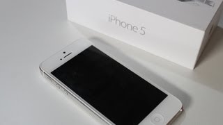 iPhone 5 UNBOXING  whitesilver  Apple iPhone 5  powered by Systemhaus Hartmann [upl. by Aicillyhp]