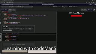 Learn CSS Colors by Building a Set of Colored Markers  Step 19 [upl. by Mallis588]