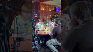 Burger eating challenge at the Clinton Station Diner filmed by Japanese show Sekai Kurabete Mitara [upl. by Nenerb]