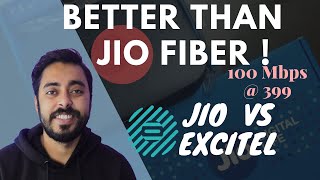 Better Than Jio Fiber  Jio Fiber Vs Excitel Broadband  Better internet speed at Low cost 2022 [upl. by Attiuqal516]