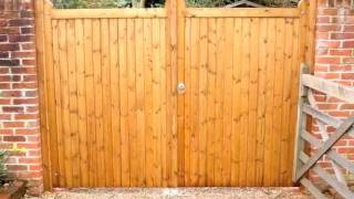 Wooden gates by quotWooden Gate Makersquot [upl. by Meneau]