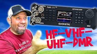 NEW GUOHETEC PMR171 VHF UHF HF SDR Ham Radio Mobile [upl. by Aliuqat]