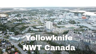 Drone Yellowknife Canada  Northwest Territories [upl. by Enimajneb768]